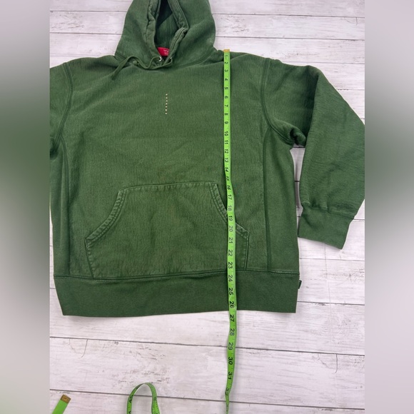 Supreme New York Men’s Size L Pine Green Cotton Hoodie - Picture 11 of 13